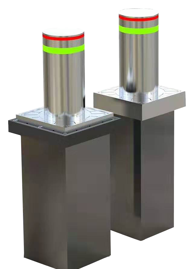 油圧自動上昇のボラードのステンレス鋼の防犯ゲート システム 1